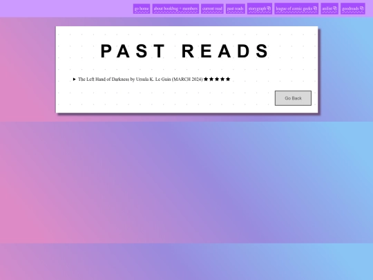 BOOKBUG/past screenshot