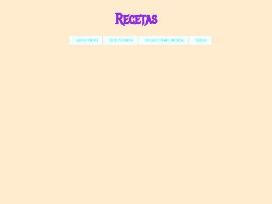 RECETARIO/recetas screenshot