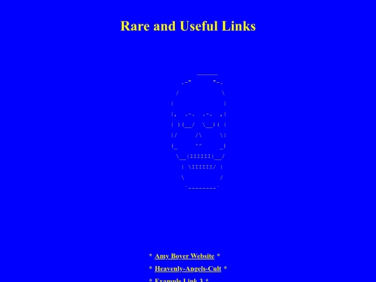 Links screenshot