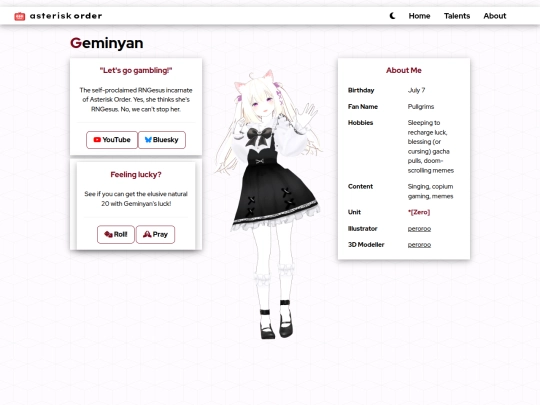 talents/geminyan screenshot