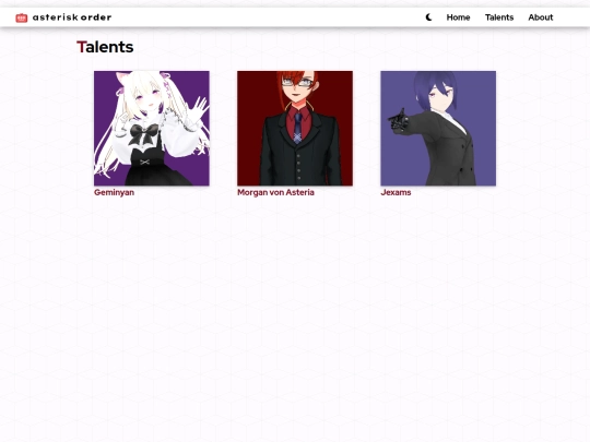 talents screenshot