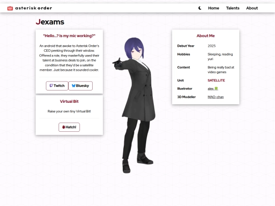 talents/jexams screenshot