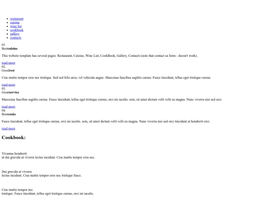 cookbook screenshot
