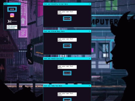font screenshot