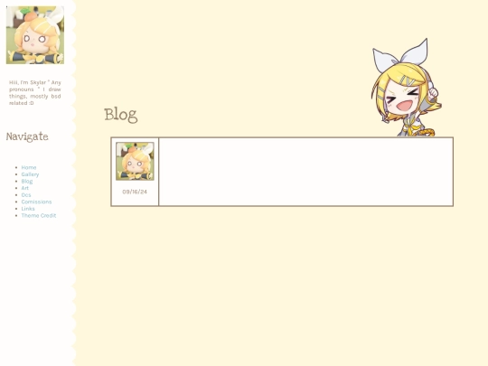 blog screenshot