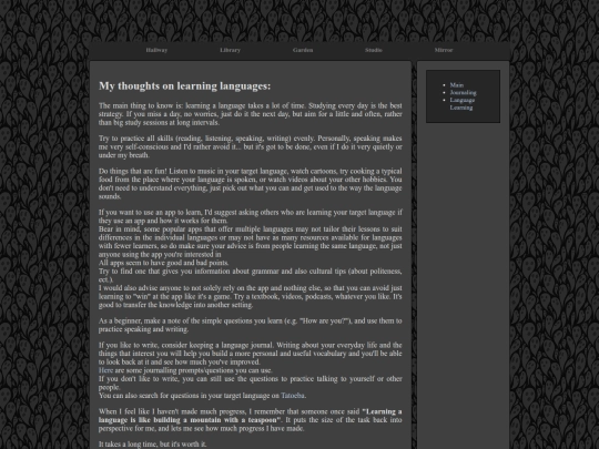 study/languagestudy screenshot