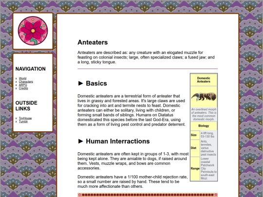 world/anteaters screenshot