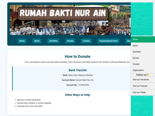 donate screenshot