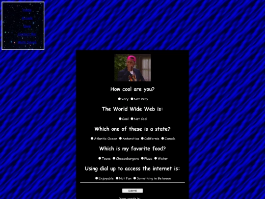 quiz screenshot