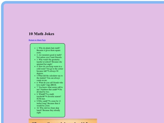 MathJokes1 screenshot