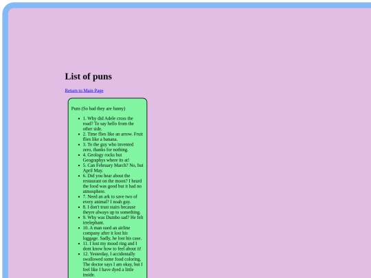 PunList screenshot