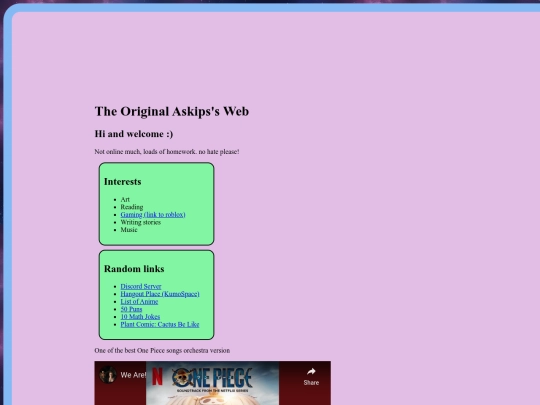 index screenshot