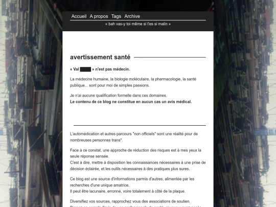 avertissement screenshot