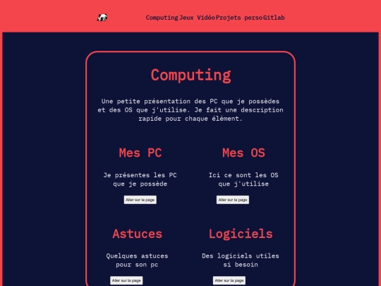 info screenshot