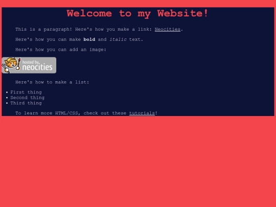 test screenshot