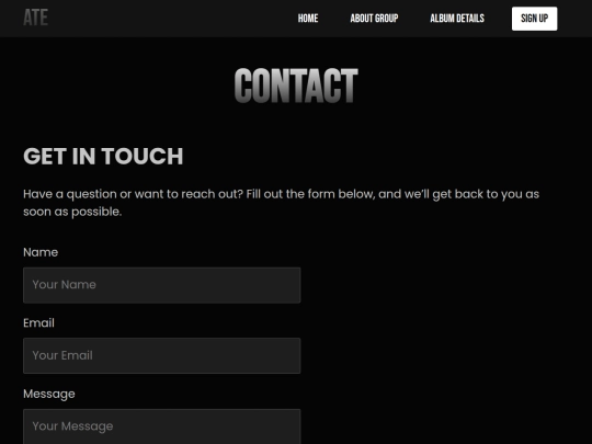 contact screenshot