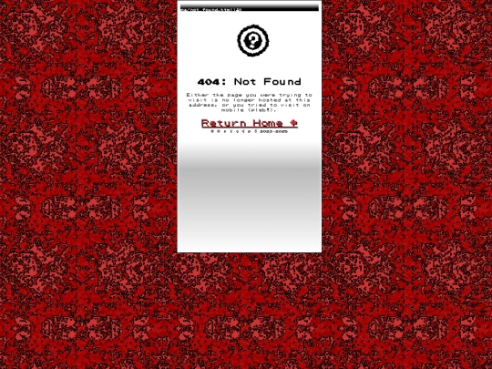 magma/not_found screenshot