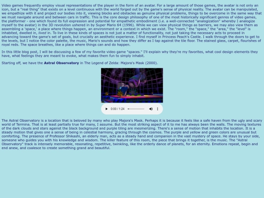 videogamespaces screenshot