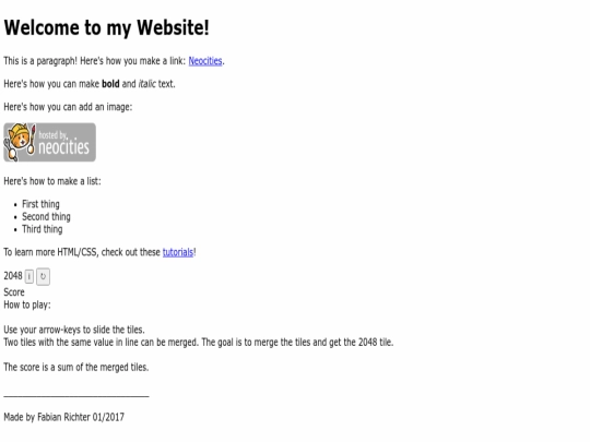 index screenshot