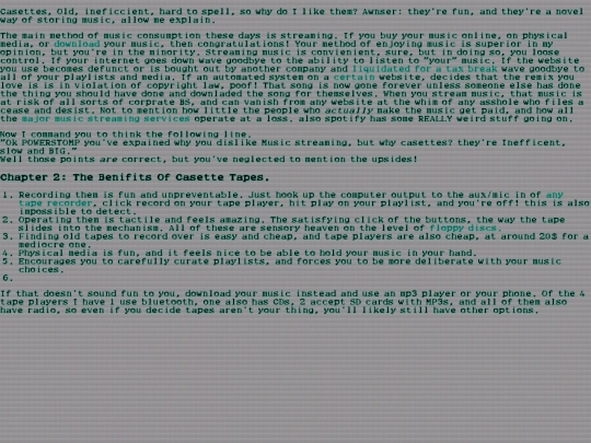 music/Reviews/Page 1/1Casettes screenshot