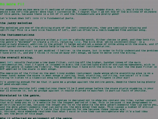 music/Reviews/Page 1/2lofi screenshot