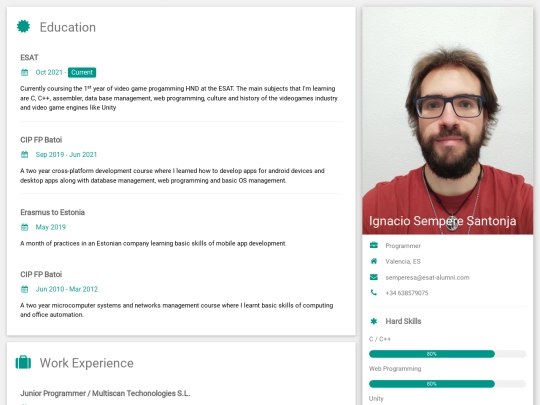 cv screenshot