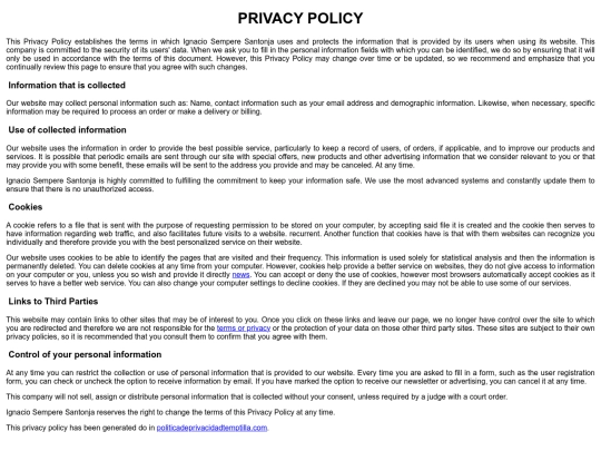 privacy-policy screenshot