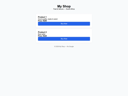 index screenshot