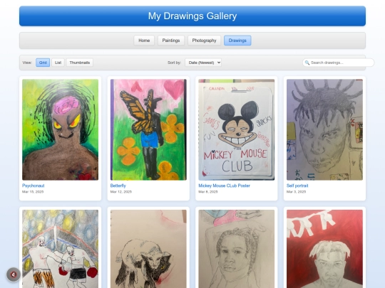 Drawings screenshot