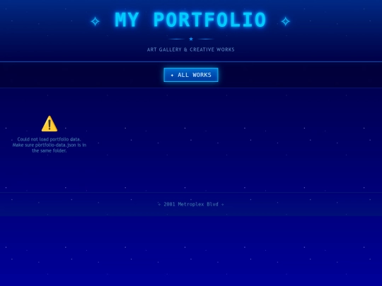 Portfolio page/portfolio screenshot