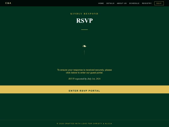 rsvp screenshot