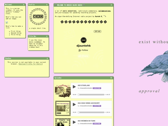 templates/pinknblue screenshot