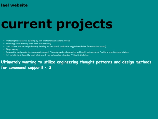 currentprojects screenshot