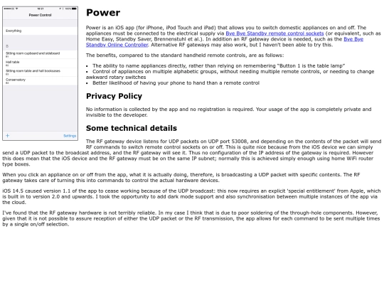 power screenshot