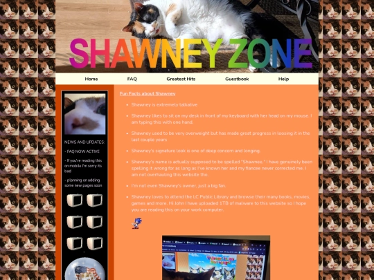 shawneyfacts screenshot
