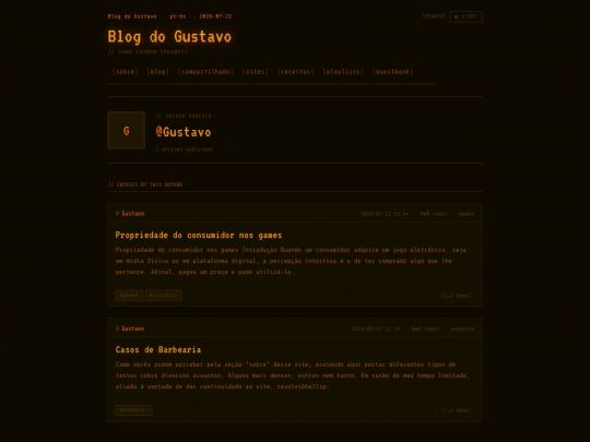 authors/gustavo screenshot
