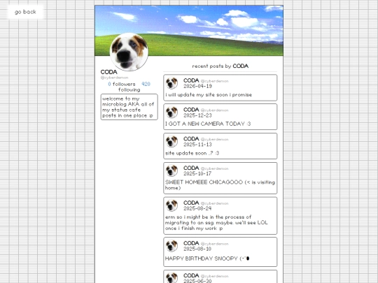 microblog screenshot