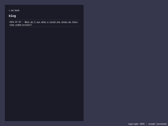 blog screenshot