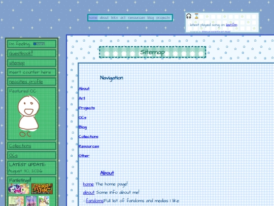 sitemap screenshot