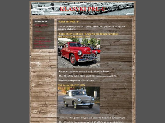 Listaautprlu screenshot