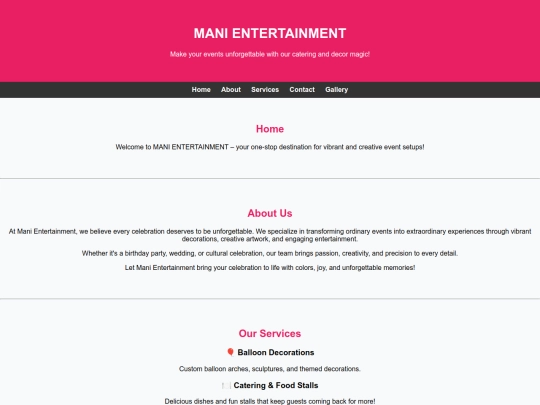 manientertainment screenshot