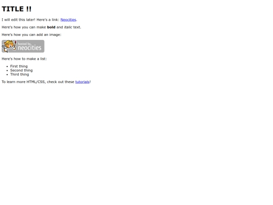 index screenshot