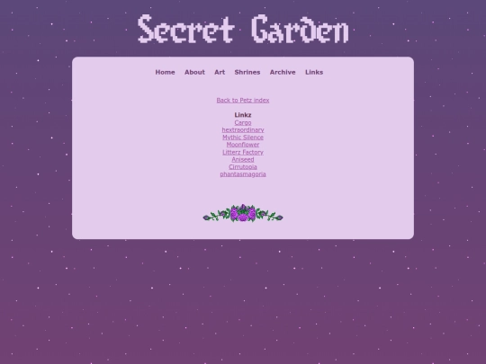 petz/linkz screenshot