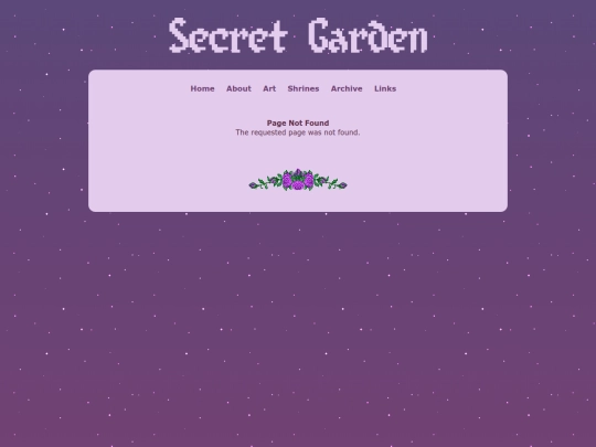 shrines/testpage screenshot