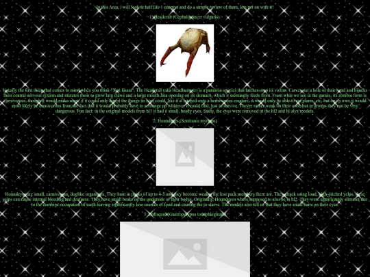 HalflifeSpecimens screenshot
