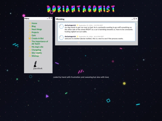 pages/microblog screenshot