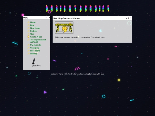 pages/neat-things screenshot