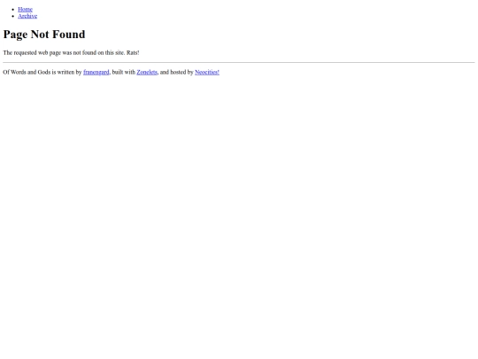 ofwordsandgods/not_found screenshot