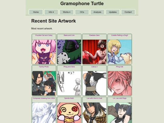 art/recent-site screenshot