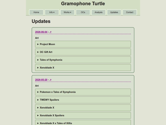 updates screenshot